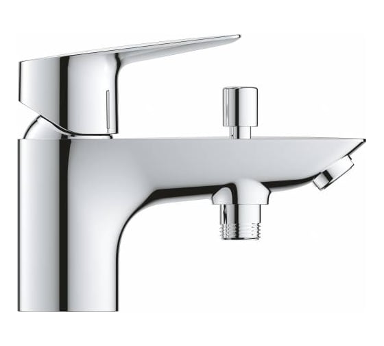 Смеситель на бортик ванны Grohe BauEdge монтаж на 1 отверстие, хром 23562001
