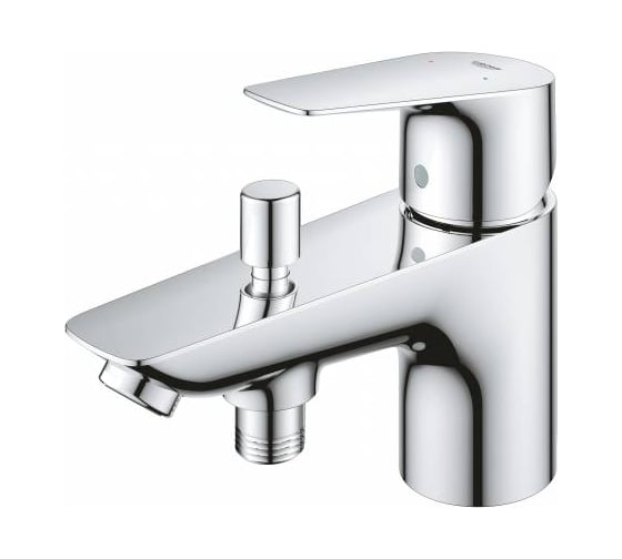 Смеситель на бортик ванны Grohe BauEdge монтаж на 1 отверстие, хром 23562001