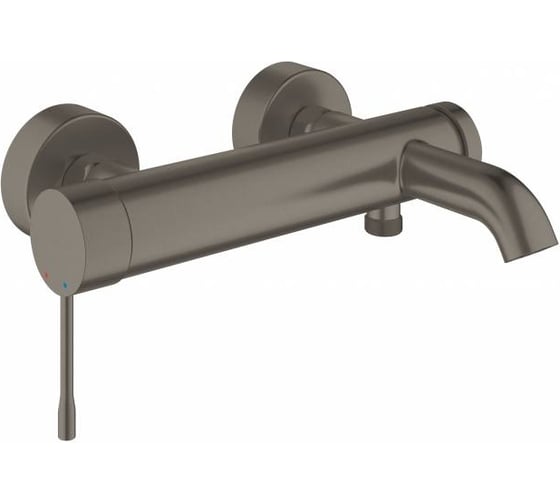 Однорычажный смеситель для ванны Grohe Essence New темный графит матовый 33624AL1 1