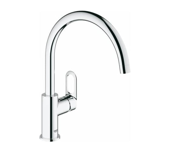 Однорычажный смеситель для мойки Grohe BauLoop хром 31368000