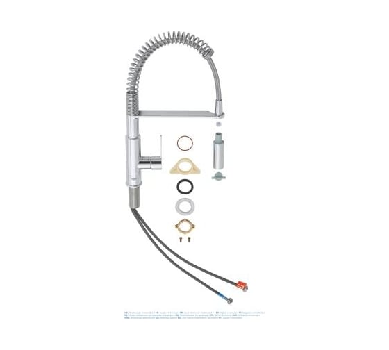 Однорычажный смеситель для мойки Grohe Get DN 15, хром 30361000