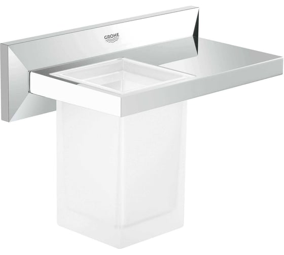 Стакан для зубных щеток с держателем и полочкой Grohe Allure Brilliant хром 40503000 1