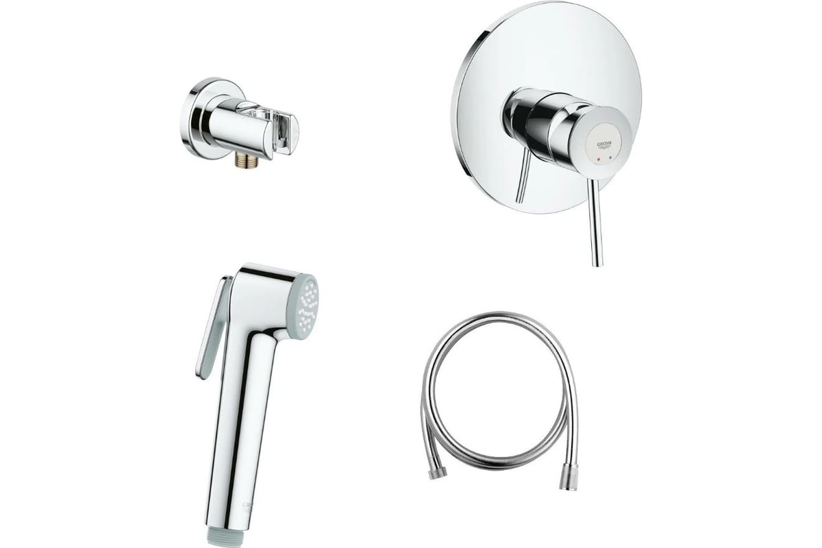 Готовый комплект для гигиенического душа GROHE хром 124901 00000067307 ...