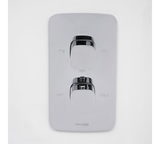Термостатический смеситель для ванны и душа WasserKRAFT Naab 8644 Thermo
