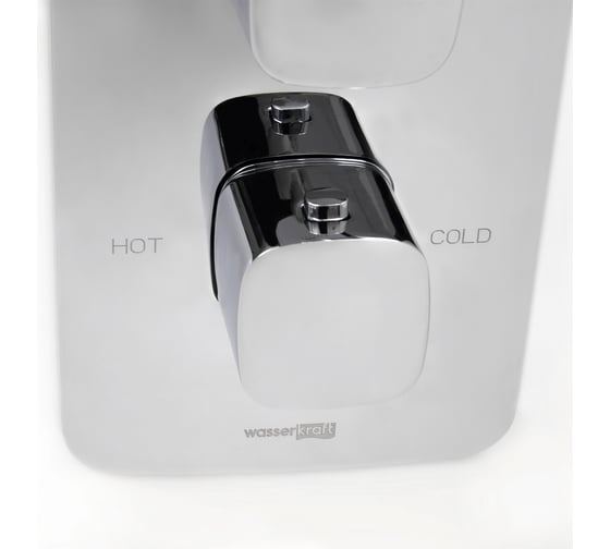 Термостатический смеситель для ванны и душа WasserKRAFT Naab 8644 Thermo