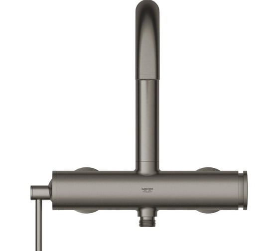 Смеситель для ванны Grohe Atrio New настенный монтаж, темный графит матовый 32652AL3