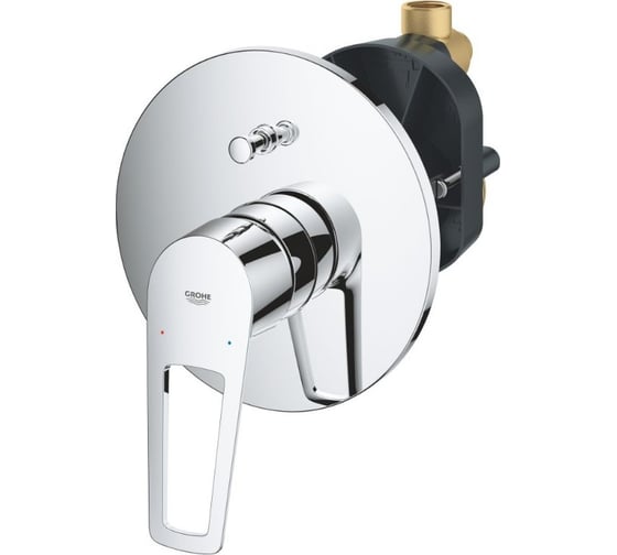 Смеситель для ванны Grohe BauLoop однорычажный, круглая розетка, хром 29081001