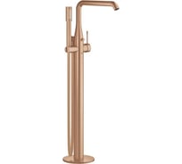 Смеситель для ванны Grohe Essence New с душевым гарнитуром, верхняя монтажная часть, напольный монтаж, теплый закат матовый 23491DL1