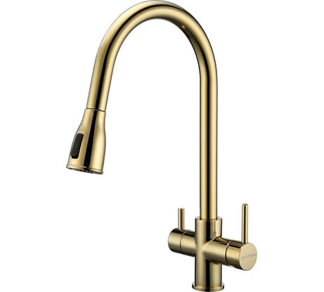 Смеситель для кухни Paulmark lange золото La214212-G