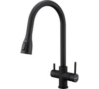 Смеситель для кухни Paulmark LANGE, антрацит, La214212-AN