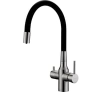 Смеситель для кухни Paulmark SALIX никель Sa213419-NI