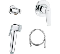 Готовый комплект для гигиенического душа GROHE встраиваемый смеситель гигиенический душ со шлангом и держателем хром 124900 00000066211