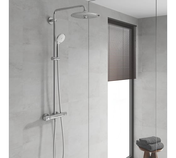 Душевая система с термостатом для душа Grohe хром 00000093933