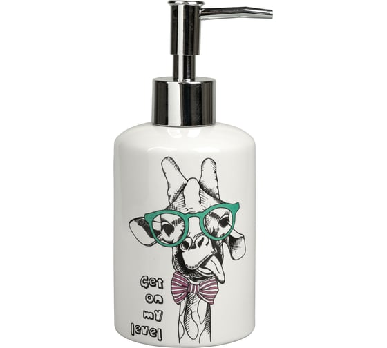 Дозатор для жидкого мыла Аквалиния Happy керамика giraffe BCE0083AA-LD 1