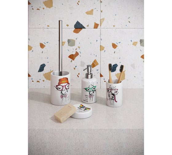 Мыльница Аквалиния Happy giraffe керамика BCE0083AA-SD