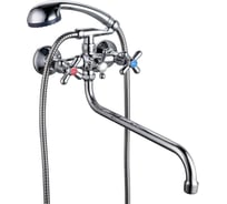 Смеситель для ванны Fauzt FZ428 маховики A03 ИС.240148