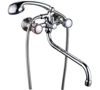 Смеситель для ванны Fauzt FZ471 маховики A63 ИС.240141