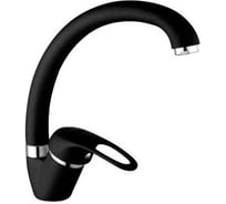 Смеситель для кухни D-Lin с высоким изливом, черный матовый D150409-A