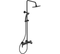 Душевая система в комплекте с настенным смесителем для ванны душа Ideal Standard Bc525xg idealrain cerafine o матовый черный 00000093981
