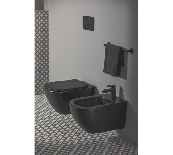 Полотенцедержатель Ideal Standard A9117xg iom 45 см, матовый черный 00000096945