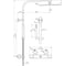 Термостатическая душевая система Ideal Standard A7542aa ceratherm c100 00000106242 4