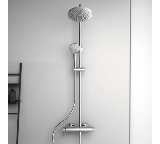 Душевая система в комплекте с настенным смесителем для душа Ideal Standard Bc750aa idealrain cerafine o 00000096900