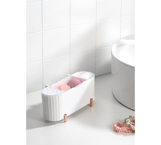 Подставка для хранения ватных дисков BIRD HOUSE палочек, спонжей J0561