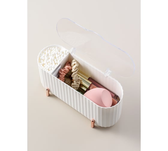 Подставка для хранения ватных дисков BIRD HOUSE палочек, спонжей J0561