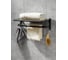 Полка для ванной BIRD HOUSE графитовая B0152 3