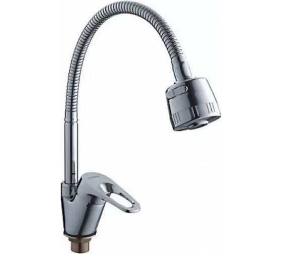 Смеситель для кухни D-Lin с гибким изливом, хром D150359-T