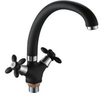 Смеситель для кухни D-Lin черный D153808-A