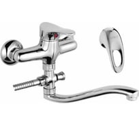 Смеситель для ванны и душа D-Lin с длинным изливом 300 мм, хром D140351