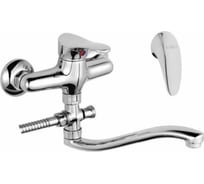 Смеситель для ванны и душа D-Lin с длинным изливом 300 мм, хром D140352