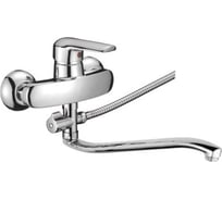 Смеситель для ванны и душа D-Lin с длинным изливом 300 мм, хром D140406