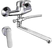 Смеситель для ванны и душа D-Lin с длинным изливом 300 мм, хром D140430