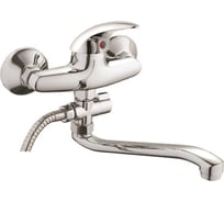 Смеситель для ванны и душа D-Lin с длинным изливом 300 мм, хром D140602