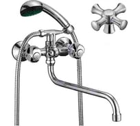 Смеситель для ванны и душа D-Lin с длинным изливом 300 мм, хром D140825