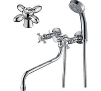 Смеситель для ванны и душа D-Lin с длинным изливом 300 мм, хром D143808