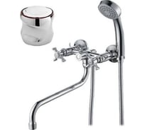 Смеситель для ванны и душа D-Lin с длинным изливом 300 мм, хром D143811