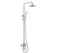 Душевая система для ванны и душа Haiba с регулируемой высотой штанги, полированная сталь HB24807