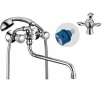 Смеситель для ванны и душа D-Lin с длинным изливом 300 мм, хром D146818