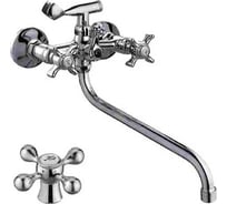 Смеситель для ванны и душа D-Lin с длинным изливом 300 мм, хром D147810