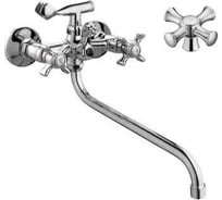 Смеситель для ванны и душа D-Lin с длинным изливом 300 мм, хром D147825