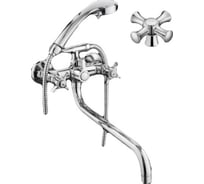 Смеситель для ванны и душа D-Lin с длинным изливом 350 мм, хром D146825-3