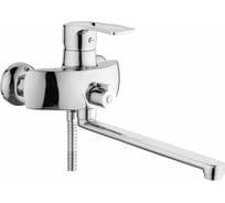 Смеситель для ванны и душа D-Lin с длинным изливом 400 мм, хром D147422