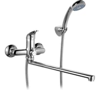 Смеситель для ванны Milardo Davis DAVSBLCM10 с длинным изливом с керамическим дивертором