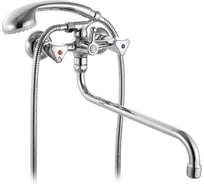 Смеситель для ванны Milardo Bering комплектный BE270BW6K+W21 MI