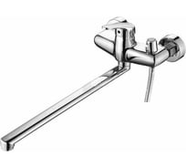 Смеситель для ванны и душа D-Lin с длинным изливом 400 мм, хром D149308