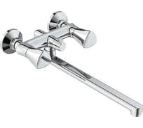 Смеситель для ванны с длинным изливом и керамическим дивертором IDDIS Bounce ID BOUSBL2i10