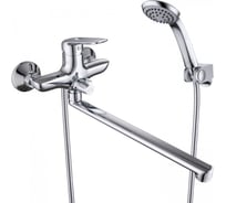 Смеситель для ванны с длинным изливом и керамическим дивертором IDDIS Male ID MALSBL2i10